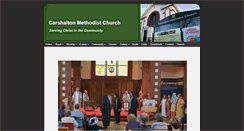 Desktop Screenshot of carshalton-methodist.org.uk